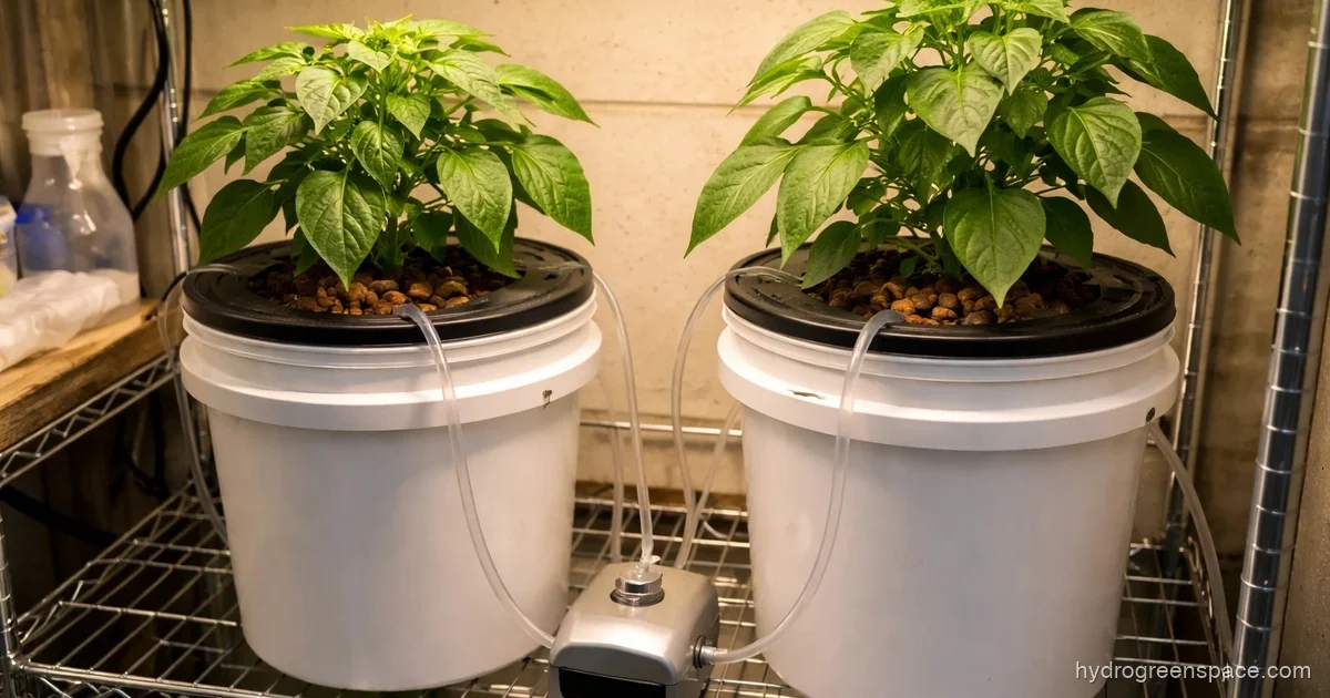 2-Plant Hydroponic System: Two Buckets, One Simple Setup