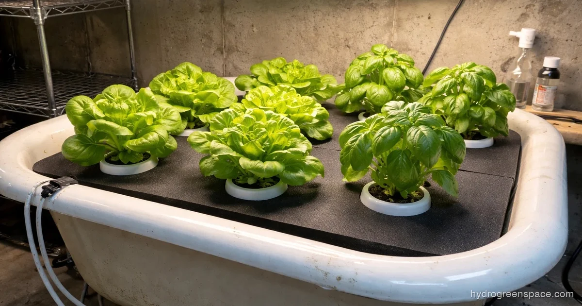 Bathtub Hydroponics: Build a DIY System That Works