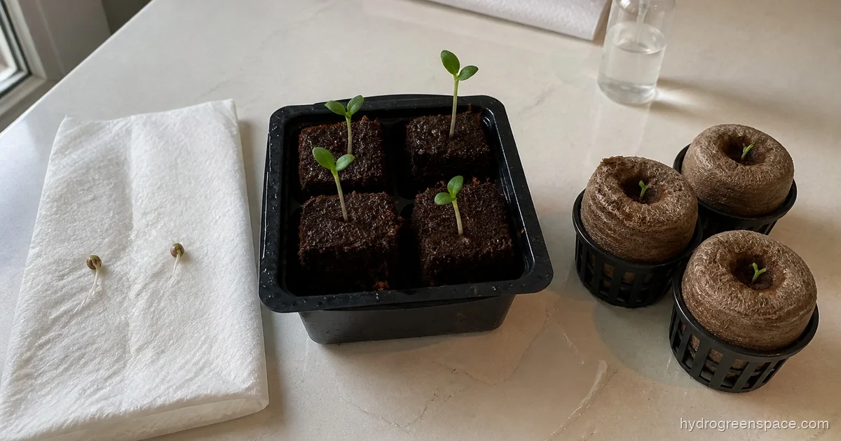 How to Germinate Seeds for Hydroponics Without Rockwool