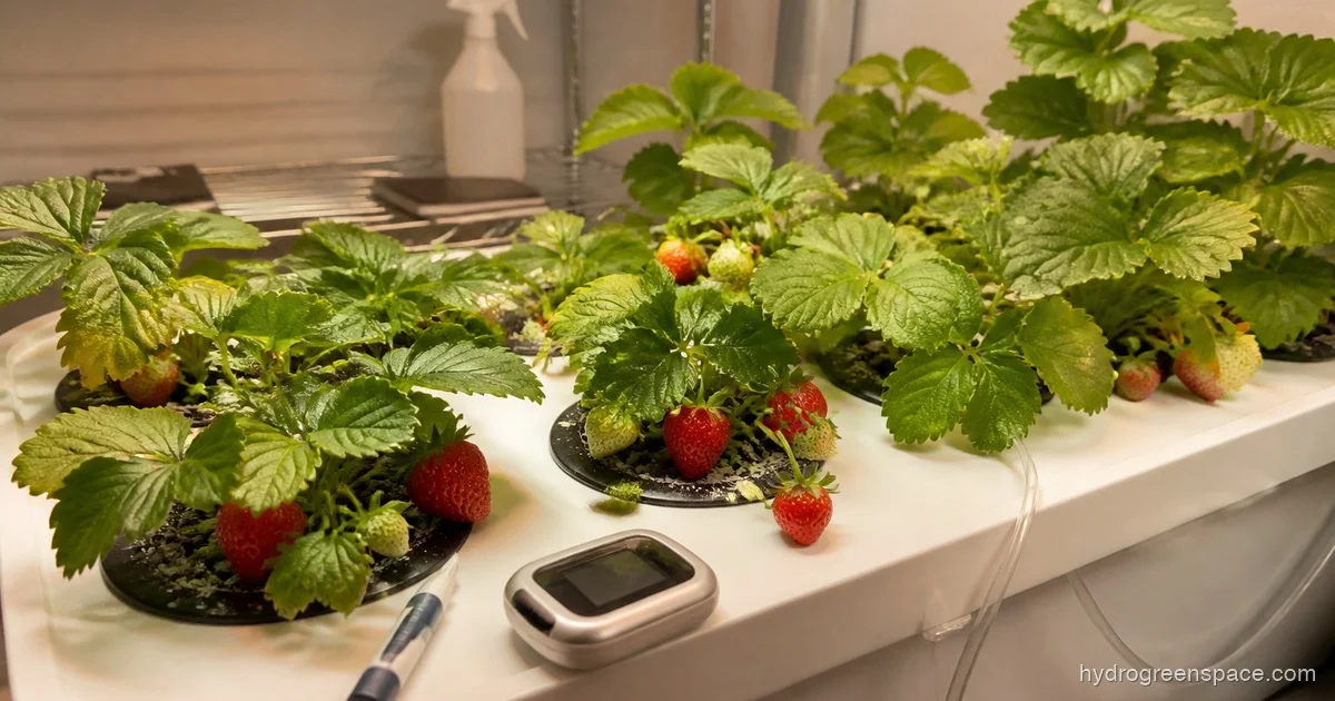 Hydroponic Strawberry Nutrient Solution: EC, pH & NPK