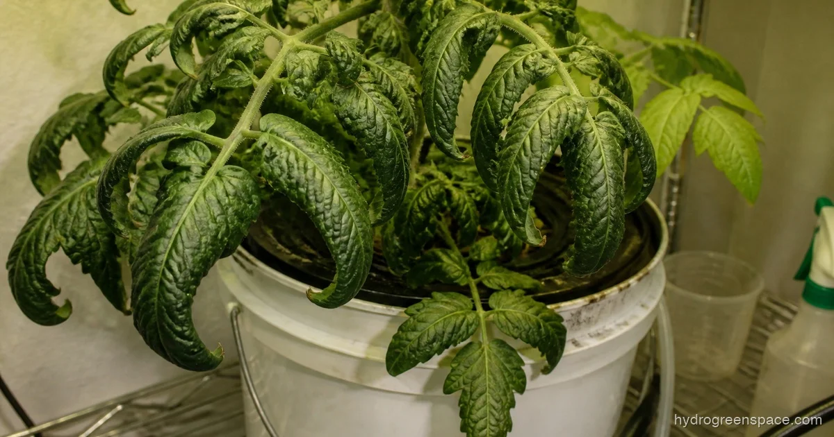 Leaves Curling Down in Hydroponics: Fix It Fast
