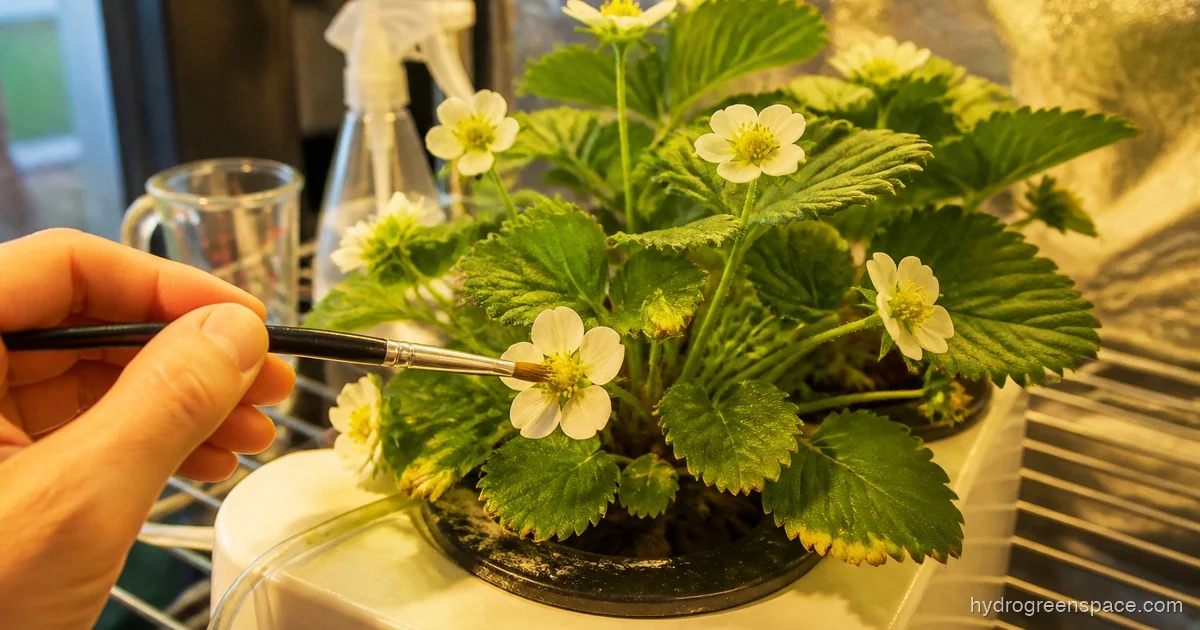 Pollinating Hydroponic Strawberries: 3 Methods That Work